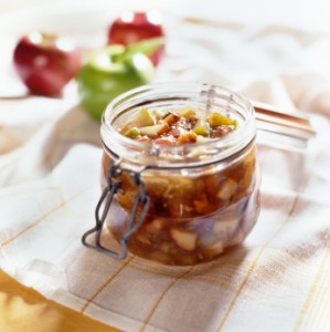 Apple and Green Tomato Chutney Apple and Green Tomato Chutney
